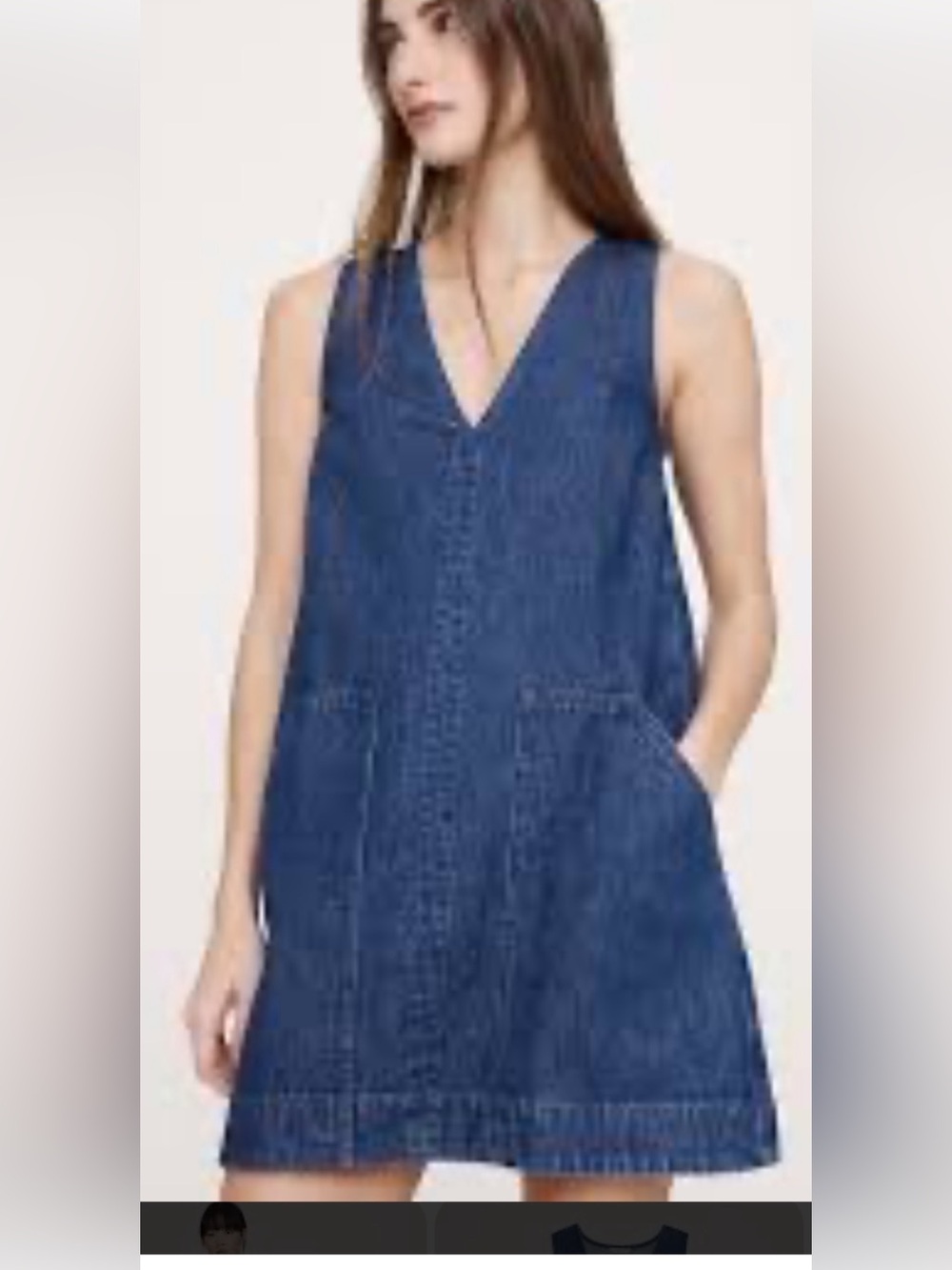 Banana Republic denim dress in size large. New without tags